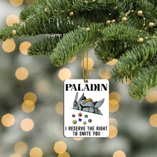 Gearhumans 3D DnD Paladin Custom Ornament - Image 4