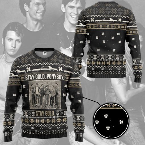 Gearhumans 3D The Outsiders Stay Gold Ponyboy Custom Ugly Sweater