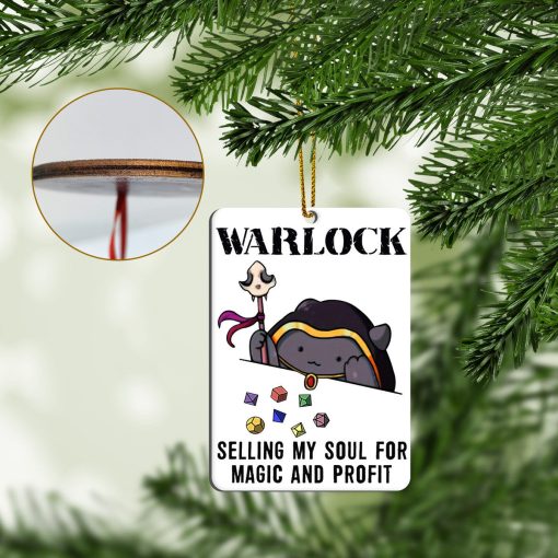 Gearhumans 3D DnD Warlock Custom Ornament