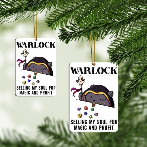 Gearhumans 3D DnD Warlock Custom Ornament