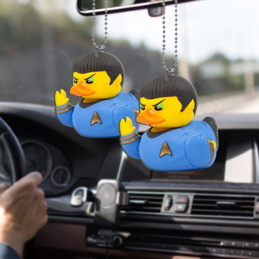 Gearhumans 3D S.T Spock Cosplaying Duck Custom Ornament - Image 2