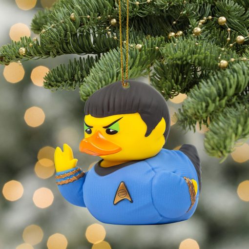 Gearhumans 3D S.T Spock Cosplaying Duck Custom Ornament - Image 4