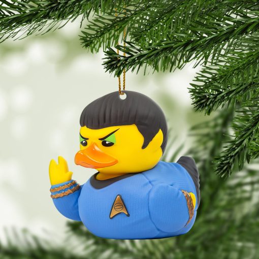 Gearhumans 3D S.T Spock Cosplaying Duck Custom Ornament - Image 3