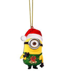 Gearhumans 3D Minion Christmas Custom Ornament