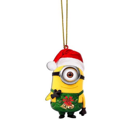 Gearhumans 3D Minion Christmas Custom Ornament