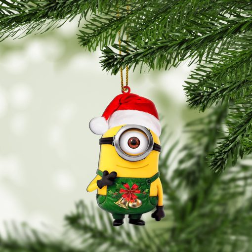 Gearhumans 3D Minion Christmas Custom Ornament - Image 3