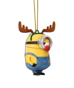 Gearhumans 3D Minion Christmas Custom Ornament