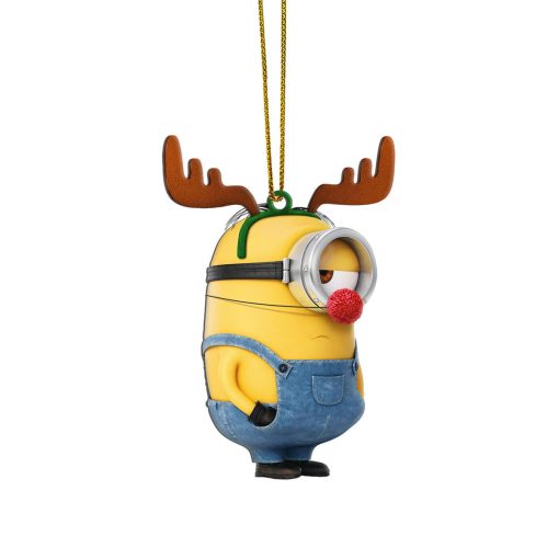 Gearhumans 3D Minion Christmas Custom Ornament