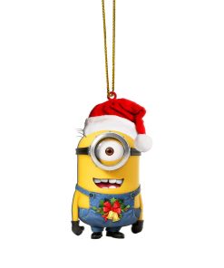 Gearhumans 3D Minion Christmas Custom Ornament