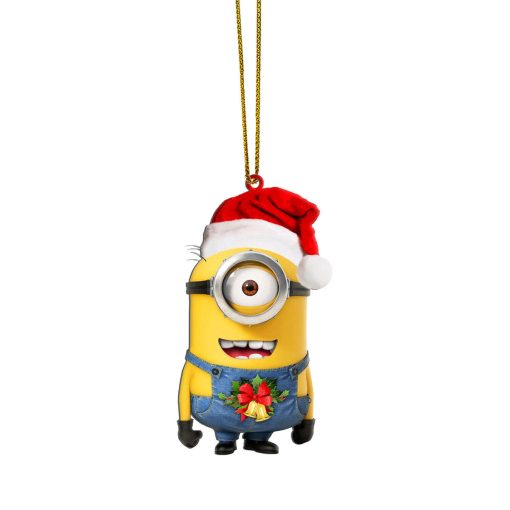 Gearhumans 3D Minion Christmas Custom Ornament
