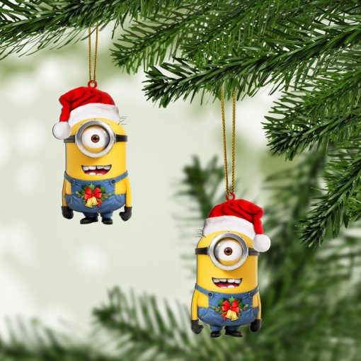 Gearhumans 3D Minion Christmas Custom Ornament