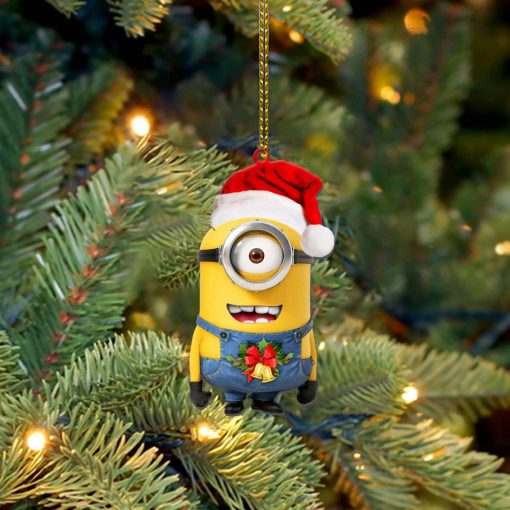 Gearhumans 3D Minion Christmas Custom Ornament