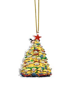 Gearhumans 3D Minion Christmas Tree Custom Ornament