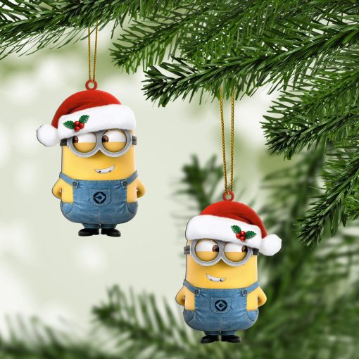Gearhumans 3D Minion Christmas Custom Ornament