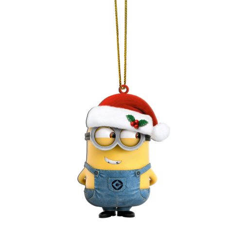 Gearhumans 3D Minion Christmas Custom Ornament