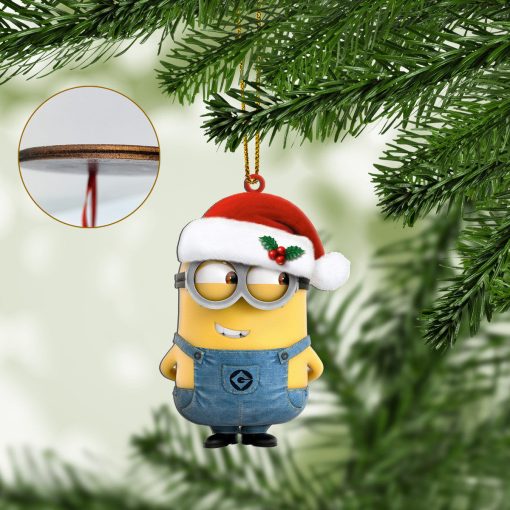 Gearhumans 3D Minion Christmas Custom Ornament