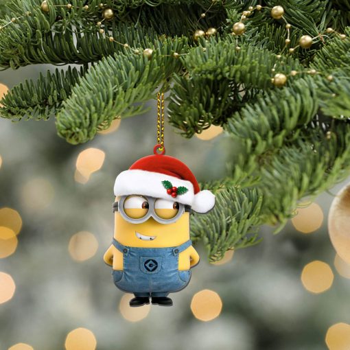 Gearhumans 3D Minion Christmas Custom Ornament