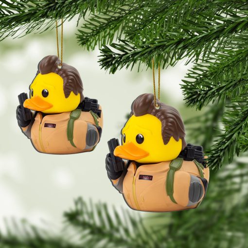 Gearhumans 3D Ghostbusters Peter Venkman Cosplaying Duck Custom Ornament - Image 2