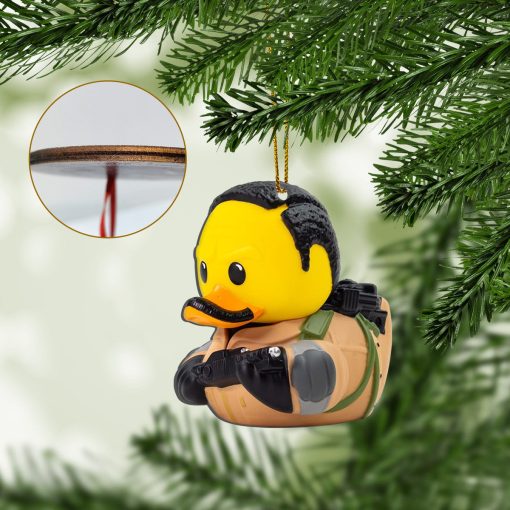 Gearhumans 3D Ghostbusters Winston Zeddemore Cosplaying Duck Custom Ornament - Image 2