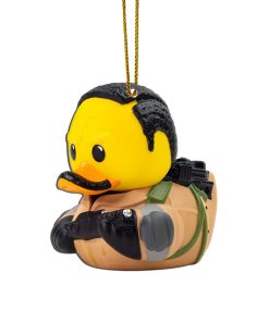 Gearhumans 3D Ghostbusters Winston Zeddemore Cosplaying Duck Custom Ornament