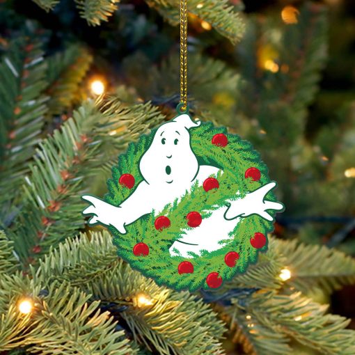 Gearhumans 3D Ghostbusters Wrealth Christmas Custom Ornament - Image 5
