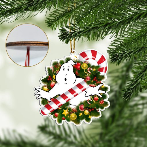 Gearhumans 3D Ghostbusters Wrealth Christmas Custom Ornament - Image 3