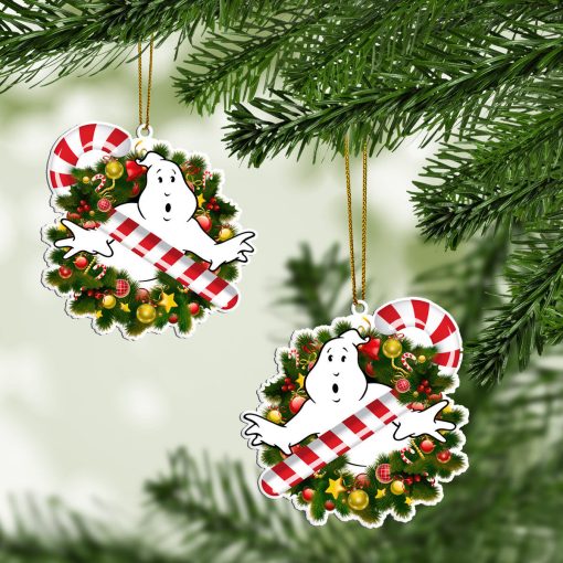 Gearhumans 3D Ghostbusters Wrealth Christmas Custom Ornament - Image 4