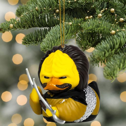 Gearhumans 3D S.T Worf Cosplaying Duck Custom Ornament - Image 4