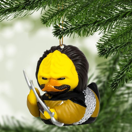 Gearhumans 3D S.T Worf Cosplaying Duck Custom Ornament - Image 3
