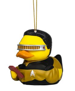 Gearhumans 3D S.T S.T Geordi La Forge Cosplaying Duck Custom Ornament
