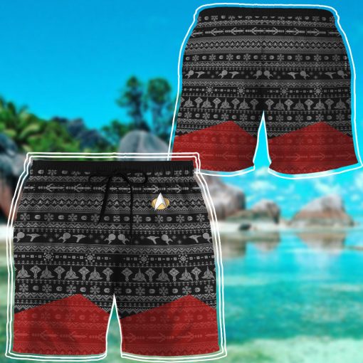 Gearhumans 3D S.T The Next Generation 1987 Red Ugly Christmas Custom Hawaii Shirt 14 Gearhumans 3D S.T The Next Generation 1987 Red Ugly Christmas Custom Hawaii Shirt - Image 14