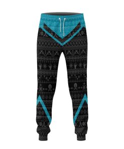 Gearhumans 3D S.T Picard 2020 Blue Ugly Christmas Custom Sweatpants