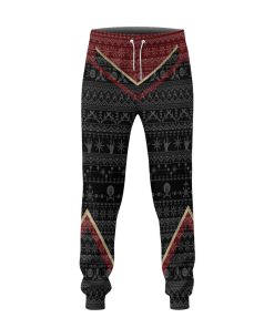 Gearhumans 3D S.T Picard 2020 Red Ugly Christmas Custom Sweatpants