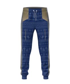 Gearhumans 3D S.T Discovery 2017 Present Ugly Christmas Custom Sweatpants