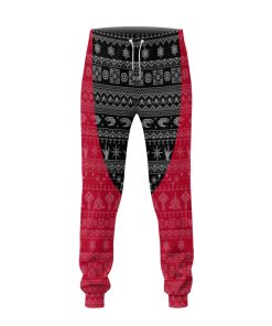 Gearhumans 3D S.T The Original Series 1966 1969 Red Ugly Christmas Custom Sweatpants