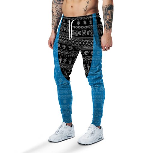 Gearhumans 3D S.T The Original Series 1966 1969 Blue Ugly Christmas Custom Sweatpants