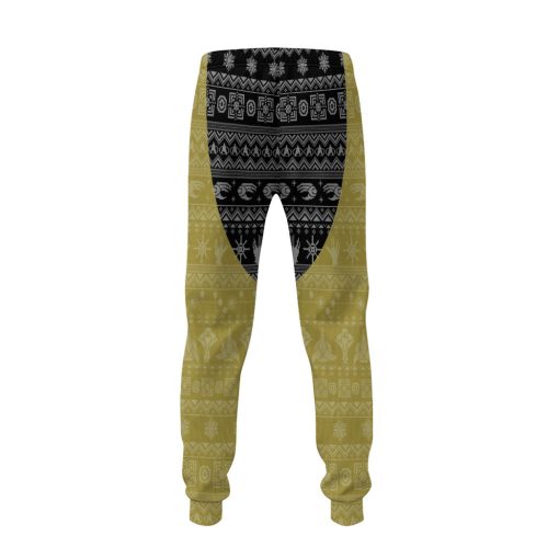 Gearhumans 3D S.T The Original Series 1966 1969 Yellow Ugly Christmas Custom Sweatpants