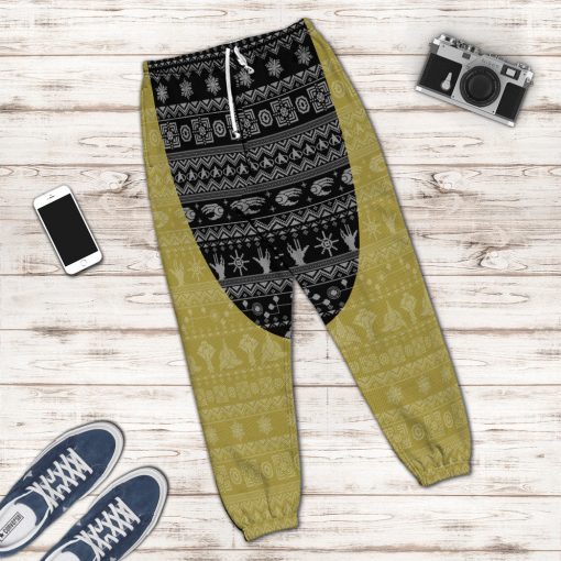 Gearhumans 3D S.T The Original Series 1966 1969 Yellow Ugly Christmas Custom Sweatpants