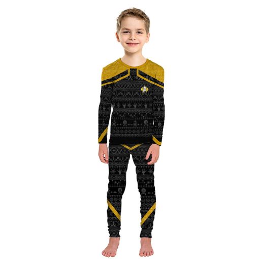 Gearhumans 3D S.T Picard 2020 Yellow Ugly Christmas Custom Pajamas Set 8 Gearhumans 3D S.T Picard 2020 Yellow Ugly Christmas Custom Pajamas Set