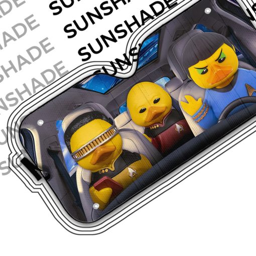 Gearhumans 3D Duck S.T Custom Car Auto Sunshade 4 Gearhumans 3D Duck S.T Custom Car Auto Sunshade - Image 4