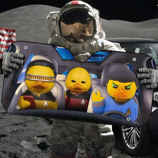 Gearhumans 3D Duck S.T Custom Car Auto Sunshade 6 Gearhumans 3D Duck S.T Custom Car Auto Sunshade - Image 6