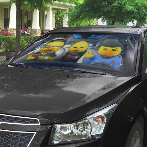 Gearhumans 3D Duck S.T Custom Car Auto Sunshade 5 Gearhumans 3D Duck S.T Custom Car Auto Sunshade - Image 5