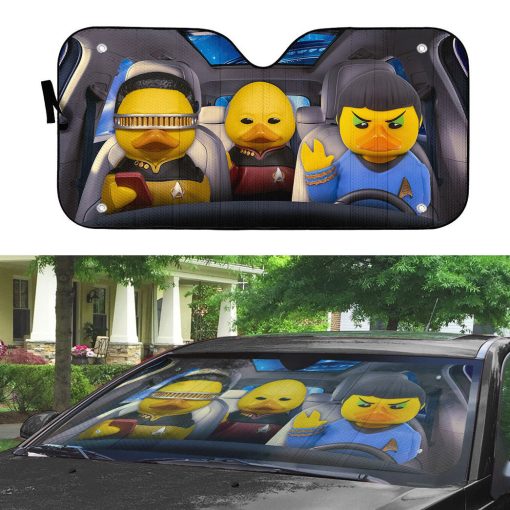 Gearhumans 3D Duck S.T Custom Car Auto Sunshade 3 Gearhumans 3D Duck S.T Custom Car Auto Sunshade - Image 3