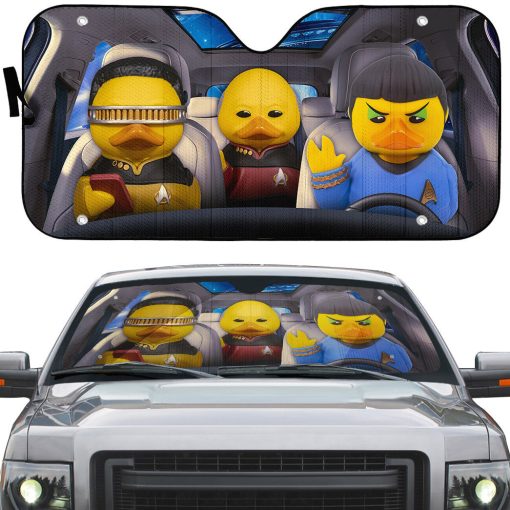 Gearhumans 3D Duck S.T Custom Car Auto Sunshade 2 Gearhumans 3D Duck S.T Custom Car Auto Sunshade - Image 2
