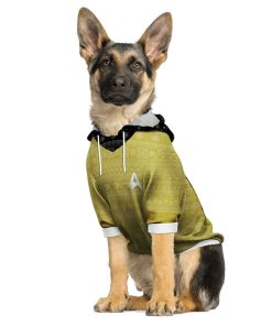 Gearhumans 3D S.T The Original Series 1966 1969 Yellow Ugly Christmas Custom Pet Hoodie