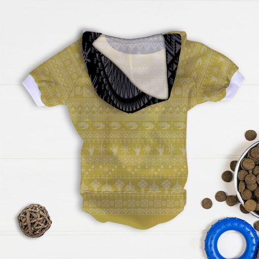 Gearhumans 3D S.T The Original Series 1966 1969 Yellow Ugly Christmas Custom Pet Hoodie - Image 5