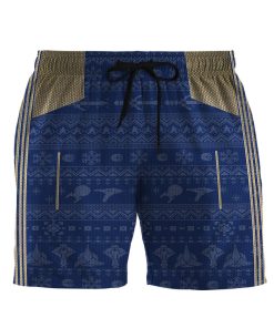 Gearhumans 3D S.T Discovery 2017 Present Ugly ChristmasCustom Men Shorts