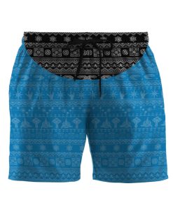 Gearhumans 3D S.T The Original Series 1966 1969 Blue Ugly Christmas Custom Men Short