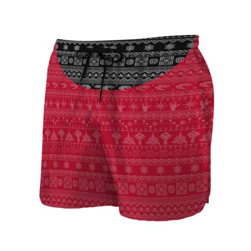 Gearhumans 3D S.T The Original Series 1966 1969 Red Ugly Christmas Custom Hawaii Shirt - Image 4