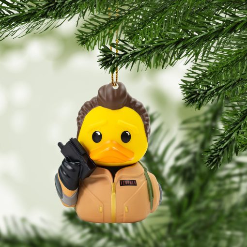 Gearhumans 3D Ghostbusters Peter Venkman Duck Custom Christmas Ornament